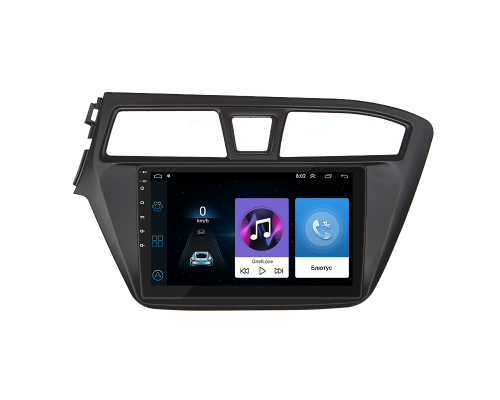 Штатная магнитола Lesko для Hyundai i20 II 2014-2018 экран 9" 1/16Gb Wi-Fi GPS Base