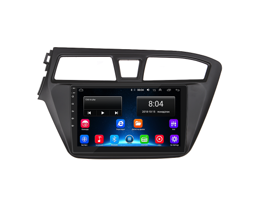 Штатная магнитола Lesko для Hyundai i20 II 2014-2018 экран 9" 2/32Gb Wi-Fi GPS Base