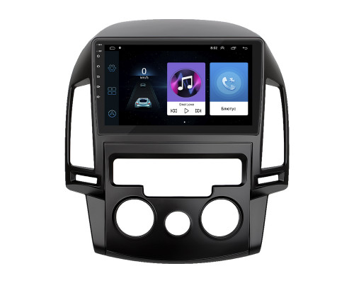 Штатная магнитола Lesko для Hyundai i30 I 2007-2010 экран 9" 1/16Gb Wi-Fi GPS Base