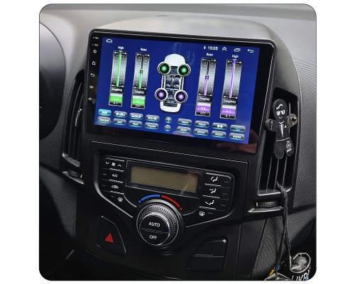 Штатная магнитола Lesko для Hyundai i30 I Рестайлинг 2010-2012 экран 9" 1/16Gb Wi-Fi GPS Base