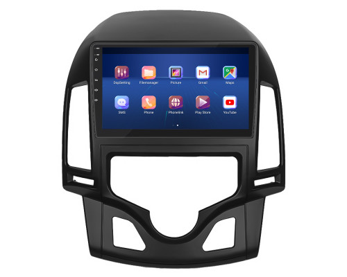 Штатная магнитола Lesko для Hyundai i30 I Рестайлинг 2010-2012 экран 9" 2/32Gb Wi-Fi GPS Base