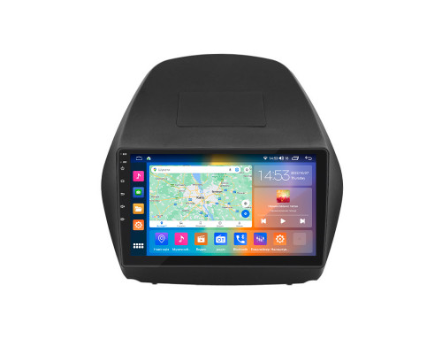 Штатная магнитола Lesko для Hyundai ix35 I Рестайлинг 2013-2015 экран 10" 4/64Gb CarPlay 4G Wi-Fi GPS Prime