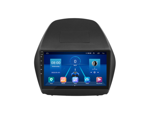 Штатная магнитола Lesko для Hyundai ix35 I Рестайлинг 2013-2015 экран 10" 6/128Gb 4G Wi-Fi GPS Top