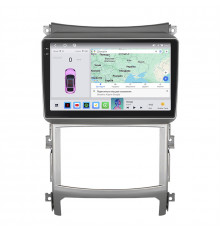 Штатная магнитола Lesko для Hyundai ix55  2008-2013 экран 9" 4/64 QLED CarPlay 4G Wi-Fi GPS 360 Prime