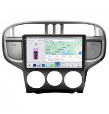 Штатная магнитола Lesko для Hyundai Matrix I 2001-2005 экран 9" 4/64 QLED CarPlay 4G Wi-Fi GPS 360 Prime