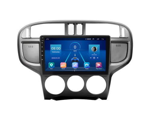 Штатная магнитола Lesko для Hyundai Matrix I 2001-2005 экран 9" 6/128Gb 4G Wi-Fi GPS Top