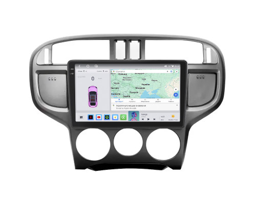 Штатная магнитола Lesko для Hyundai Matrix I Рестайлинг 2005-2008 экран 9" 4/64 QLED CarPlay 4G Wi-Fi GPS 360 Prime