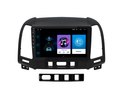 Штатная магнитола Lesko для Hyundai Santa Fe II 2005-2010 экран 9" 1/16Gb Wi-Fi GPS Base