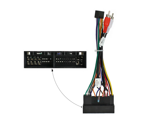 Штатная магнитола Lesko для Hyundai Santa Fe II Рестайлинг 2009-2012 экран 9" 2/32Gb Wi-Fi GPS Base