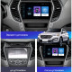 Штатная магнитола Lesko для Hyundai Santa Fe III 2012-2016 экран 9" 1/16Gb Wi-Fi GPS Base