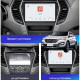 Штатная магнитола Lesko для Hyundai Santa Fe III 2012-2016 экран 9" 4/64 QLED CarPlay 4G Wi-Fi GPS 360 Prime