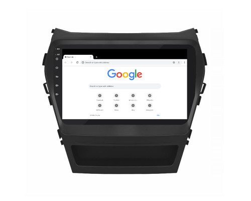 Штатная магнитола Lesko для Hyundai Santa Fe III Рестайлинг 2015-2018 экран 9" 4/64Gb 4G Wi-Fi GPS Top