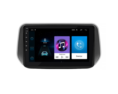 Штатная магнитола Lesko для Hyundai Santa Fe IV 2018-2021 экран 10" 1/16Gb Wi-Fi GPS Base