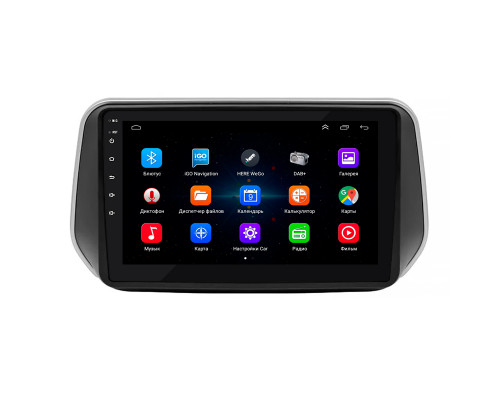 Штатная магнитола Lesko для Hyundai Santa Fe IV 2018-2021 экран 10" 1/16Gb Wi-Fi GPS Base