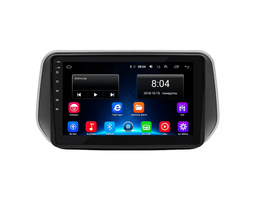 Штатная магнитола Lesko для Hyundai Santa Fe IV 2018-2021 экран 10" 2/32Gb Wi-Fi GPS Base