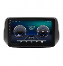 Штатная магнитола Lesko для Hyundai Santa Fe IV 2018-2021 экран 10" 4/32Gb 4G Wi-Fi GPS Top