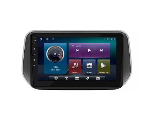 Штатная магнитола Lesko для Hyundai Santa Fe IV 2018-2021 экран 10" 4/32Gb 4G Wi-Fi GPS Top