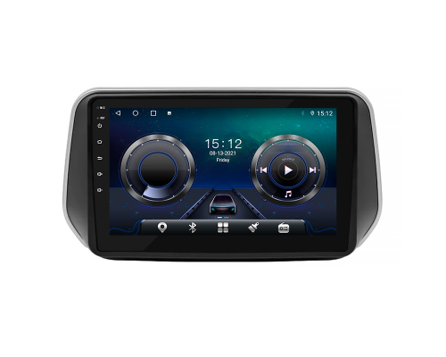 Штатная магнитола Lesko для Hyundai Santa Fe IV 2018-2021 экран 10" 4/64Gb 4G Wi-Fi GPS Top