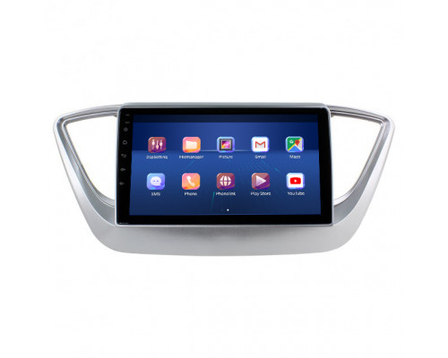 Штатная магнитола Lesko для Hyundai Solaris II 2017-2020 экран 9" 2/32Gb 4G Wi-Fi GPS Top