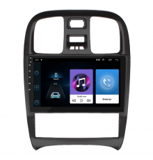 Штатная магнитола Lesko для Hyundai Sonata IV (EF) Рестайлинг 2001-2012 экран 9" 1/16Gb Wi-Fi GPS Base