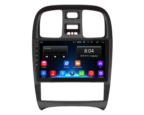 Штатная магнитола Lesko для Hyundai Sonata IV (EF) Рестайлинг 2001-2012 экран 9" 2/32Gb Wi-Fi GPS Base