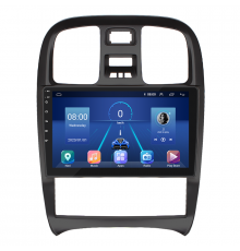 Штатная магнитола Lesko для Hyundai Sonata IV (EF) Рестайлинг 2001-2012 экран 9" 6/128Gb 4G Wi-Fi GPS Top