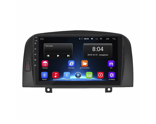Штатная магнитола Lesko для Hyundai Sonata V (NF) 2004-2010 экран 9" 2/32Gb Wi-Fi GPS Base