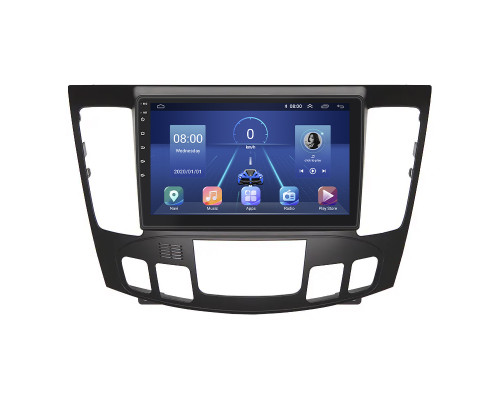 Штатная магнитола Lesko для Hyundai Sonata V (NF) Auto AC 2008-2010 экран 9" 4/64Gb 4G Wi-Fi GPS Top