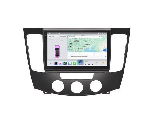 Штатная магнитола Lesko для Hyundai Sonata V (NF) Manual AC 2008-2010 экран 9" 4/64 QLED CarPlay 4G Wi-Fi GPS 360 Prime