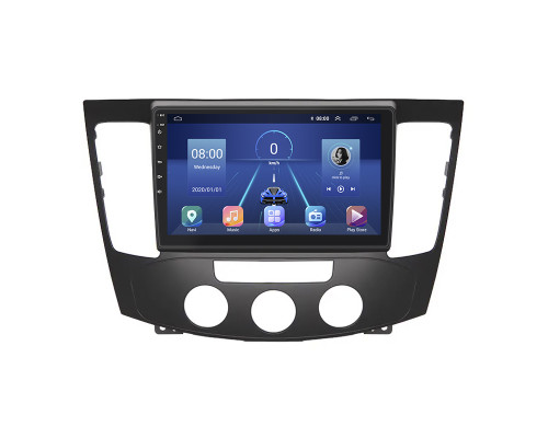 Штатная магнитола Lesko для Hyundai Sonata V (NF) Manual AC 2008-2010 экран 9" 4/64Gb 4G Wi-Fi GPS Top