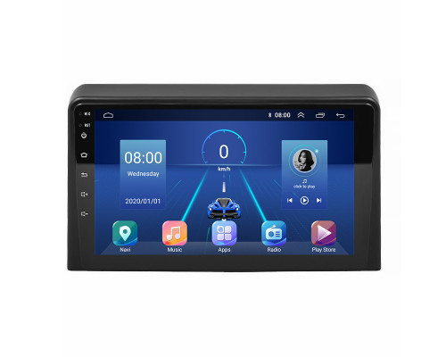 Штатная магнитола Lesko для Hyundai Sonata VII (LF) Рестайлинг 2017-2019 экран 9" 2/32Gb 4G Wi-Fi GPS Top