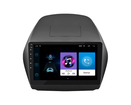 Штатная магнитола Lesko для Hyundai Tucson II 2009-2015 экран 10" 1/16Gb Wi-Fi GPS Base
