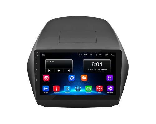 Штатная магнитола Lesko для Hyundai Tucson II 2009-2015 экран 10" 2/32Gb Wi-Fi GPS Base