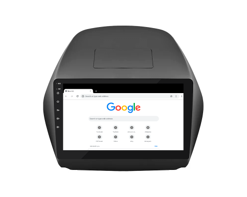 Штатная магнитола Lesko для Hyundai Tucson II 2009-2015 экран 10" 2/32Gb 4G Wi-Fi GPS Top