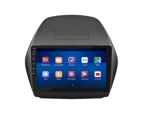 Штатная магнитола Lesko для Hyundai Tucson II 2009-2015 экран 10" 4/64Gb 4G Wi-Fi GPS Top