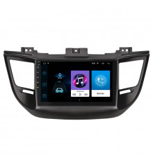 Штатная магнитола Lesko для Hyundai Tucson III 2015-2018 экран 9" 1/16Gb Wi-Fi GPS Base