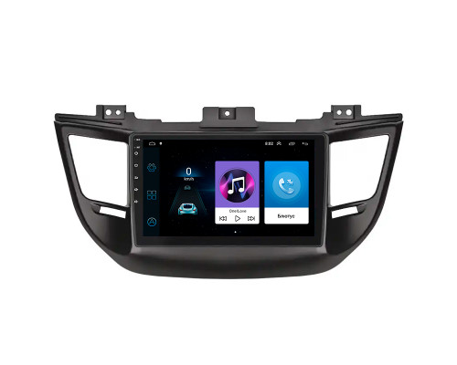 Штатная магнитола Lesko для Hyundai Tucson III 2015-2018 экран 9" 1/16Gb Wi-Fi GPS Base