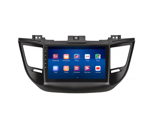 Штатная магнитола Lesko для Hyundai Tucson III 2015-2018 экран 9" 2/32Gb Wi-Fi GPS Base