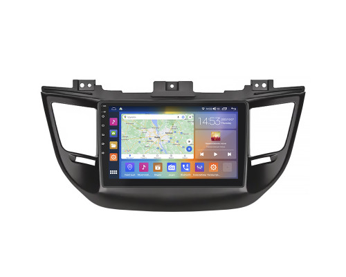 Штатная магнитола Lesko для Hyundai Tucson III 2015-2018 экран 9" 4/64Gb CarPlay 4G Wi-Fi GPS Prime