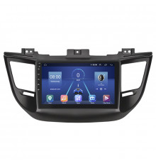 Штатная магнитола Lesko для Hyundai Tucson III 2015-2018 экран 9" 4/64Gb 4G Wi-Fi GPS Top