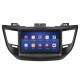 Штатная магнитола Lesko для Hyundai Tucson III 2015-2018 экран 9" 4/64Gb 4G Wi-Fi GPS Top