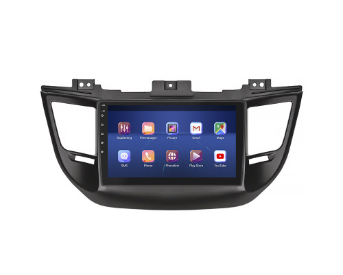 Штатная магнитола Lesko для Hyundai Tucson III 2015-2018 экран 9" 6/128Gb 4G Wi-Fi GPS Top