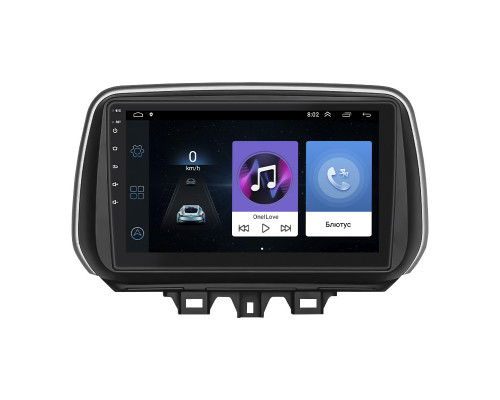 Штатная магнитола Lesko для Hyundai Tucson III Рестайлинг 2018-2021 экран 10" 1/16Gb Wi-Fi GPS Base