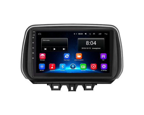 Штатная магнитола Lesko для Hyundai Tucson III Рестайлинг 2018-2021 экран 10" 2/32Gb Wi-Fi GPS Base