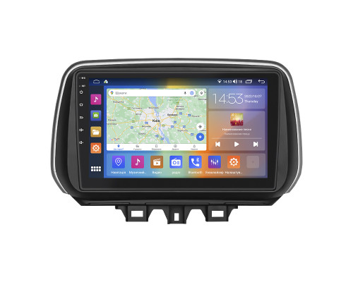 Штатная магнитола Lesko для Hyundai Tucson III Рестайлинг 2018-2021 экран 10" 4/64Gb CarPlay 4G Wi-Fi GPS Prime