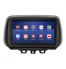 Штатная магнитола Lesko для Hyundai Tucson III Рестайлинг 2018-2021 экран 10" 2/32Gb 4G Wi-Fi GPS Top