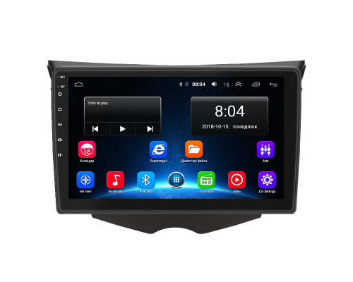 Штатная магнитола Lesko для Hyundai Veloster I Рестайлинг 2015-2017 экран 9" 2/32Gb Wi-Fi GPS Base