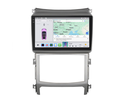 Штатная магнитола Lesko для Hyundai Veracruz  2006-2015 экран 9" 4/64 QLED CarPlay 4G Wi-Fi GPS 360 Prime