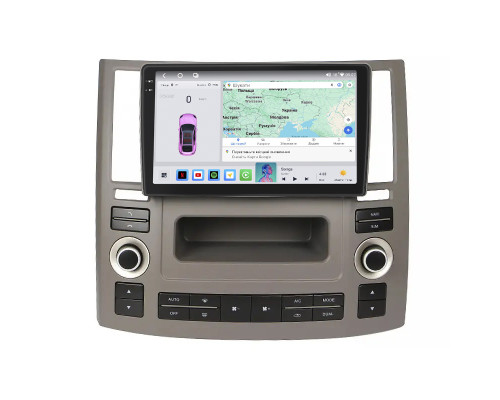 Штатная магнитола Lesko для Infiniti FX I (S50) Рестайлинг 2006-2009 экран 9" 4/64 QLED CarPlay 4G Wi-Fi GPS 360 Prime