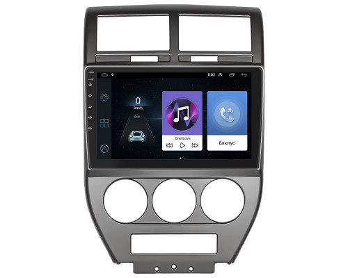 Штатная магнитола Lesko для Jeep Compass I 2006-2010 экран 10" 1/16Gb Wi-Fi GPS Base